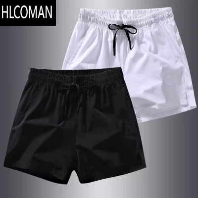 HLCOMAN短裤男夏季薄款冰丝休闲宽松速干三分裤子女跑步健身训练运动马裤