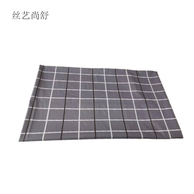 丝艺尚舒 纯棉床单 格子 1500x2300mm /条