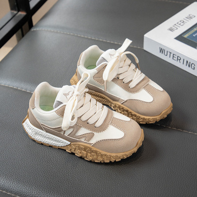 春秋季新款儿童德训鞋潮流舒适百搭阿甘鞋时尚潮流休闲运动鞋