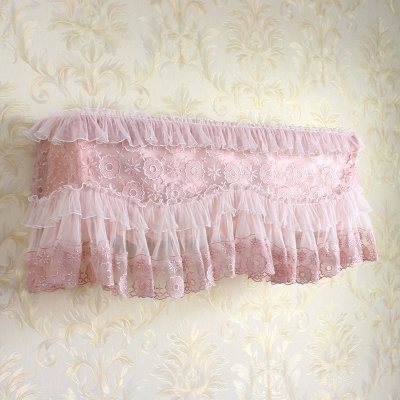 家柏饰(CORATED)家用卧室空调罩挂式空调套防尘罩室内1.5P匹挂机通用 肉粉色 松紧均码