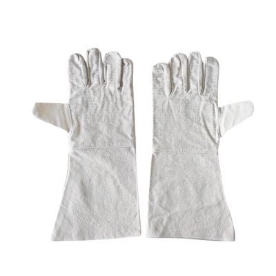 珂攸洋白甲加长帆布电焊手套20*10*1cm双/包