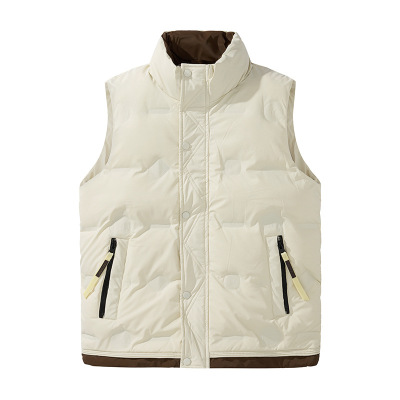 男装秋冬新款羽绒马甲男潮流休闲白鸭绒马夹外穿无袖坎肩背心外套