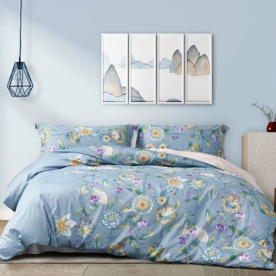 水星家纺DH暮日轻语-K04棉印花四件套 118724/套