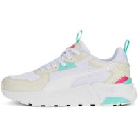 彪马(Puma)跑步鞋女鞋轻便缓震复古潮流透气合成革拼接网眼运动鞋