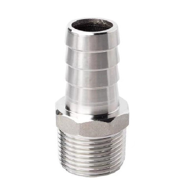 盛京联硕不锈钢六角外丝皮管接头DN15[4分]304材质个