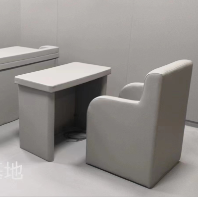 巴洛卡软包谈话室桌椅组合0.8*0.5米