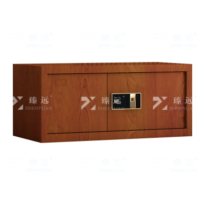 臻远 ZYJJ-80065 保密柜 顶柜红木纹指纹锁 长900*宽420*高400mm 单位:1台