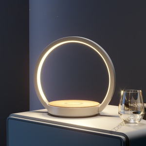 苏宁放心购 LED台灯智能触摸卧室小夜灯床头灯阅读灯 多功能无线手机充电感应灯 默认颜色