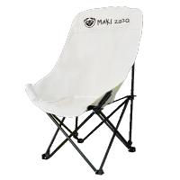 MAKI zaza户外折叠躺椅超轻折叠椅露营装备钓鱼椅便携式办公室午休午睡椅 高背月亮椅
