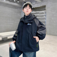 童装男童冲锋衣三合一可拆卸秋冬季新款中大儿童男孩加厚外套