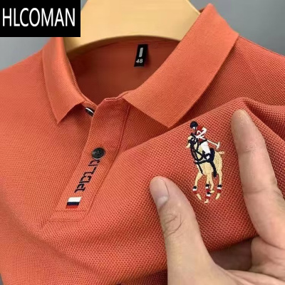 HLCOMAN广州十三行短袖t恤男士夏季新款po翻领polo衫休闲半袖