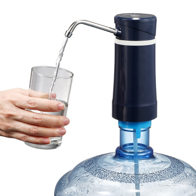 电动自动矿泉水桶装出水器饮水机水泵水家用大桶压水器上水 触屏款金色-可定量(送USB充电线+3年质保)