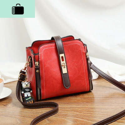 夏季小包包女包2020新款潮韩版时尚百搭单肩包斜挎包水桶包NEW LAKE女士单肩包