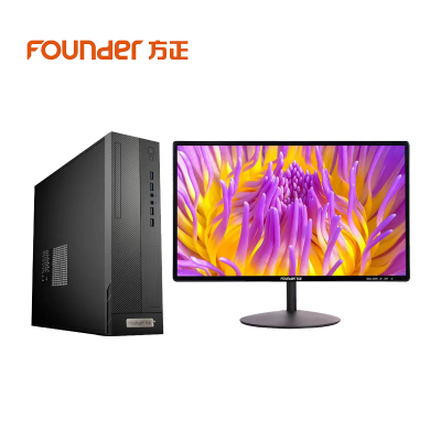 方正(Founder)国产台式机电脑(PHFM032A)海光3350/16G/512G固态/2G独显/21.5英寸显示器