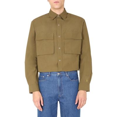 KENZO oversize版型男士长袖宽松衬衫商务休闲潮流