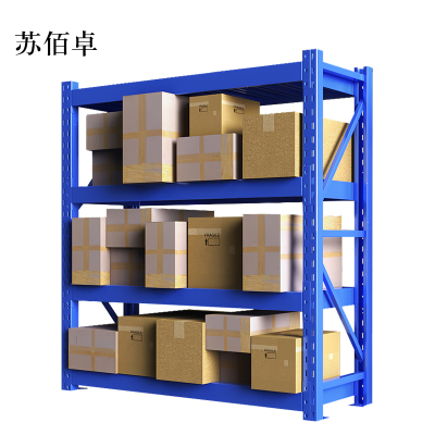 苏佰卓承重1000kg货架置物架钢制货架长200宽50高200CM