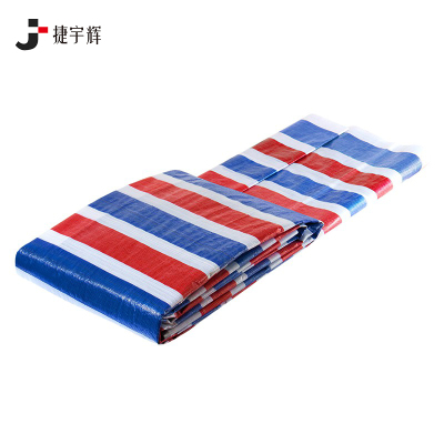 捷宇辉彩条布80克双膜双膜防水彩条布3*5m/张