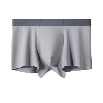 60S内裤男士秋冬男土纯棉平角裤厂家贴牌定制a类棉无痕内裤男