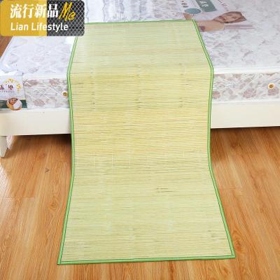 夏季竹席凉席双面可用单双人学生宿舍折叠碳化空调席藤席 三维工匠