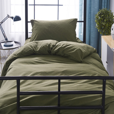 比韩宿舍军绿色多件套系列