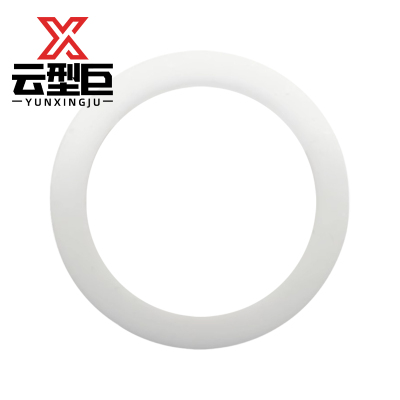 云型巨 四氟垫 白色圆形法兰垫圈PTFE耐高温 4分DN15 单位:个