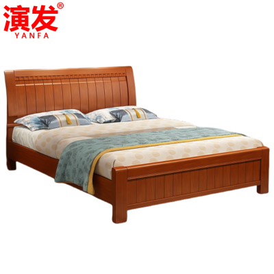 演发 床+床头柜+床垫 1.5m 套