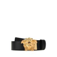 Versace男士小牛皮双环扣防尘袋包装休闲腰带