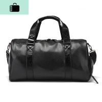 大容量户外健身潮男手提包鞋位旅行包 休闲行李包旅行单肩包NEW LAKE 黑色 大男士手提包