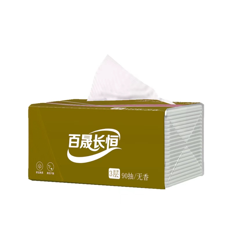 百晟长恒 BSCH-C26B 3层90抽 152mm*190mm 面巾纸 (计价单位:包)