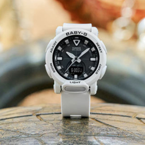 CASIO官方旗舰店卡西欧手表女新款baby-g黑白熊猫限量户外休闲大表盘防水限量电子石英运动日韩女表BGA-310