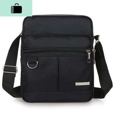 中老年包男士休闲父亲爸爸小包单肩斜挎包尼龙牛津布手提老人背包NEW LAKE男士斜挎包