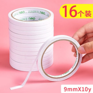 晨光(M&G)文具高粘性棉纸强力双面胶带 9mm*10y 办公用品开学必备学生文具 32卷强力高粘度 AJD957EE