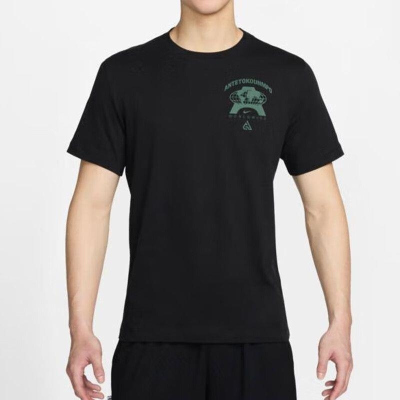 NIKE/耐克短袖男装新款运动服针织透气圆领T恤衫FV8409-010 C