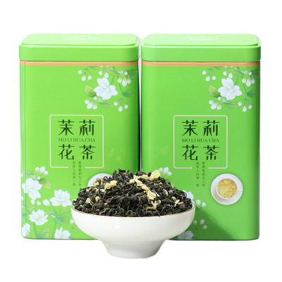 神芝王朝旗舰店 横县飘雪茉莉花茶 125g/罐浓香型茉莉花茶2024新茶