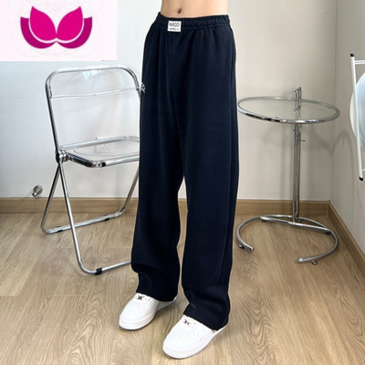 七斓FILFR美式街头基础款卫裤男女hiphop潮牌直筒宽松垂感休闲裤子ins