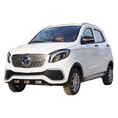 婉晨 越野式新能源电动汽车成人四轮车电动四轮车成人油电混合两用四人四座全封闭铁壳家用老年代步车轿车 做车定金发货前付清