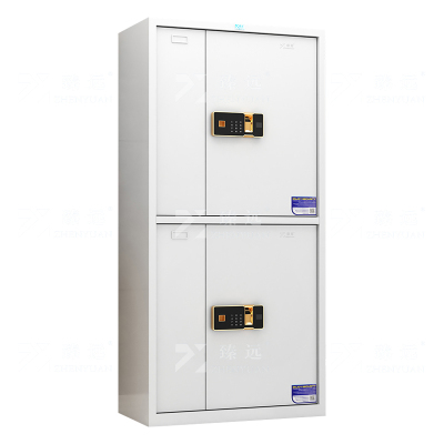 臻远 ZYJJ-80017保密柜密码文件柜保密档案资料柜钢制密码锁保密 常规通双节指纹锁