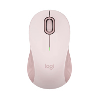 罗技(Logitech)M550无线蓝牙鼠标 办公蓝牙鼠标人体工学双模鼠标大小手可选男女通用 粉色