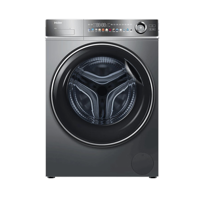 海尔(Haier)精华洗2.0滚筒洗衣机10公斤大容量家用直驱变频超薄平嵌智能投放XQG100-BD14356L