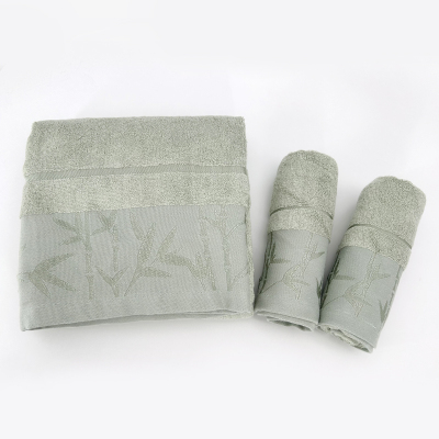 德泽竹纤维毛浴巾三件套(浴巾*1 面巾*2)DZ-ZM-1018/套