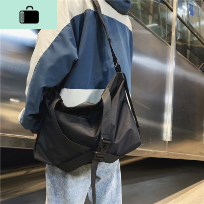 斜挎包男士潮牌大容量简约嘻哈ins单肩包女日系小众旅行斜肩跨包NEW LAKE女斜挎包