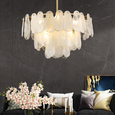 克罗斯塔 后现代全铜吊灯时尚轻奢大气客厅灯个性创意别墅会所餐厅设计师样板间灯具