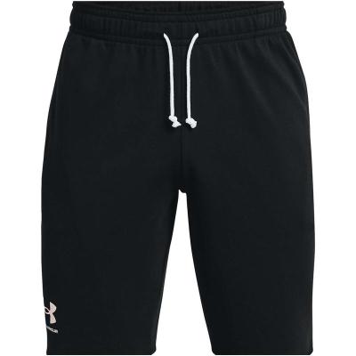 Under Armour女式运动短裤侧边口袋弹性腰围休闲跑步健身短裤