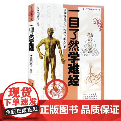 一目了然学难经 一目了然学中医丛书 林政宏编著 中医基础理论入门书 中医中药学习零基础初学者 院校学生可读参考书