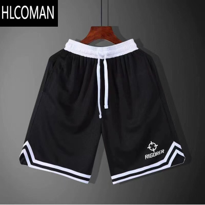 HLCOMAN篮球短裤美式短裤男女运动裤跑步五分裤夏季宽松休闲沙滩短裤