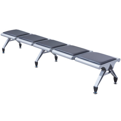 戴劲 无靠背排椅候诊椅加厚机场银行车站医院等候椅大厅连椅五人位带垫