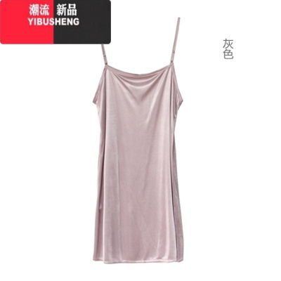 YIBUSHENG大码吊带背心裙女中长款吊带裙防走光打底裙内搭连衣裙内胆衬裙