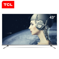 TCL 官方旗舰 43T6 (43英寸)吋 全场景AI超薄金属4K超高清全面屏人工智能语音液晶电视机