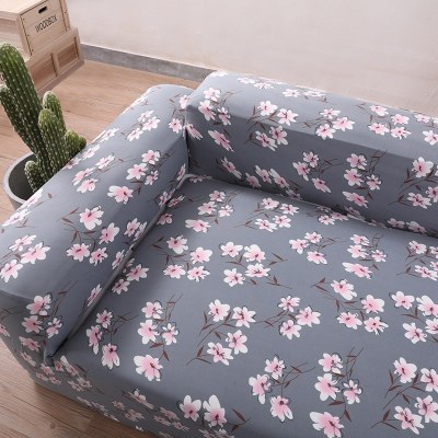 沙发套罩全包萬能套弹力通用型防滑懒人沙发罩皮沙发垫巾全 繁花朵朵 L号[一般适合190-230cm](尺寸可以咨询客服)
