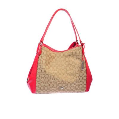 COACH女士百搭徽标设计单肩斜挎包潮流简约实用多功能包